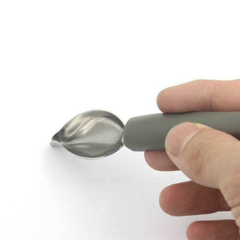 2Pcs Sauce Painting Accessories Stainless Steel Pencil Coffee Draw Tools Spoon