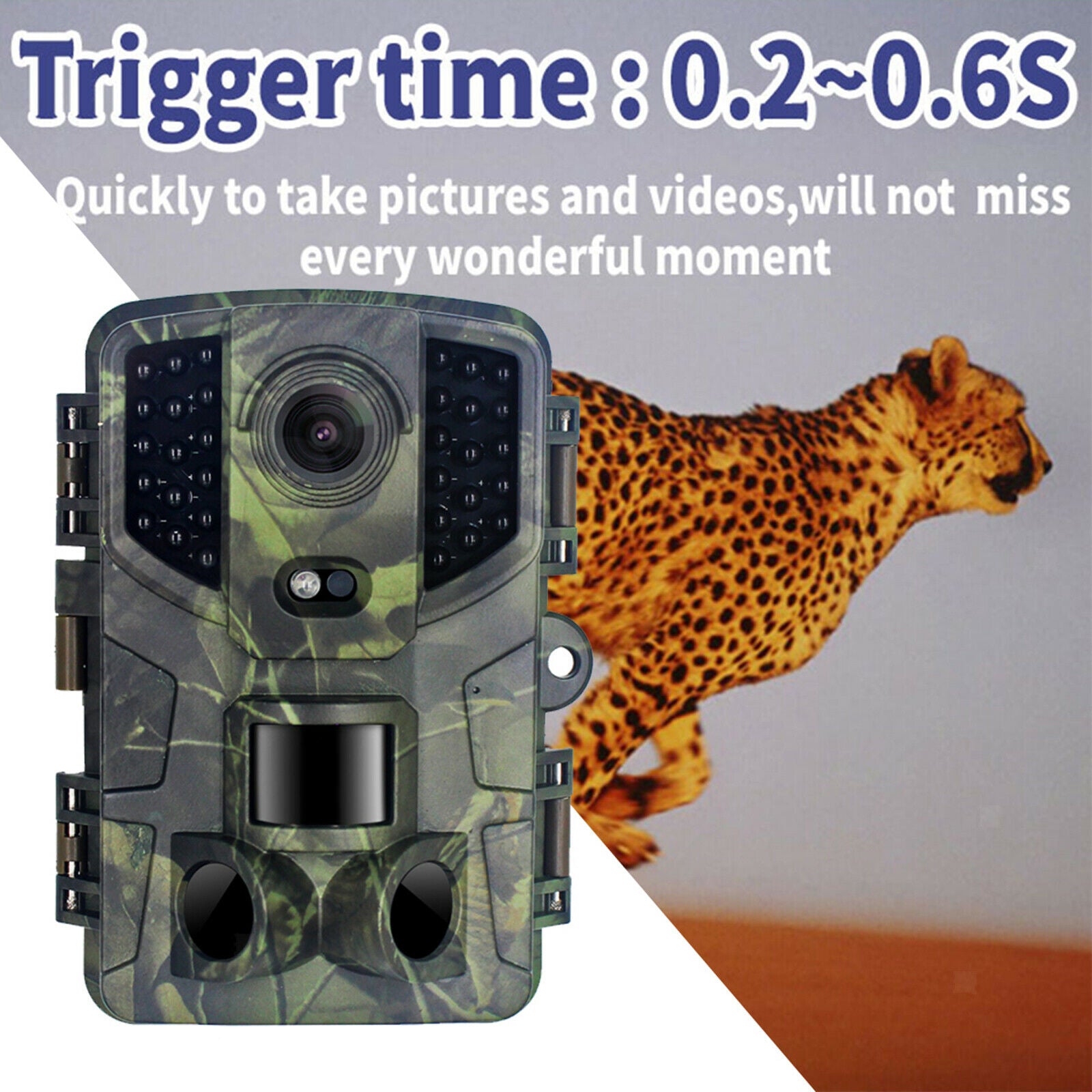 20MP Mini Trail Camera Hunting Camera for Wildlife Monitoring Photo Traps