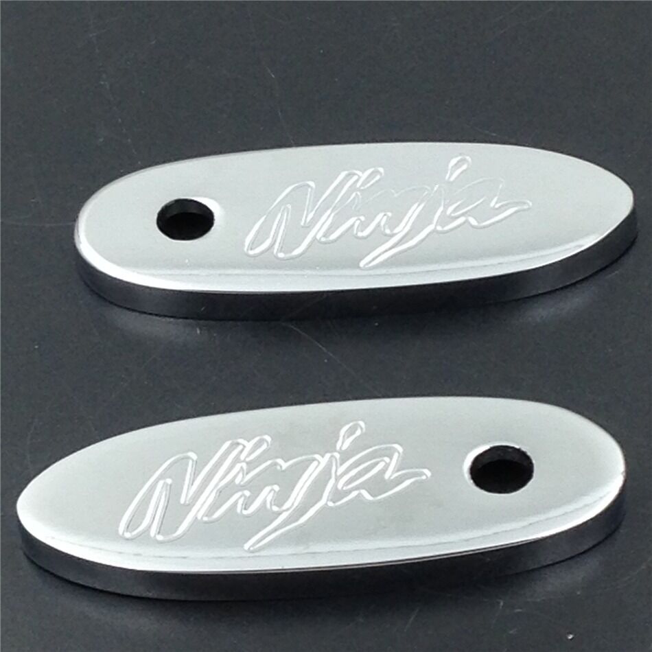 Mirror Block off base Plates for Kawasaki Ninja 500R / EX500 / GPZ500S/ ZX-6R