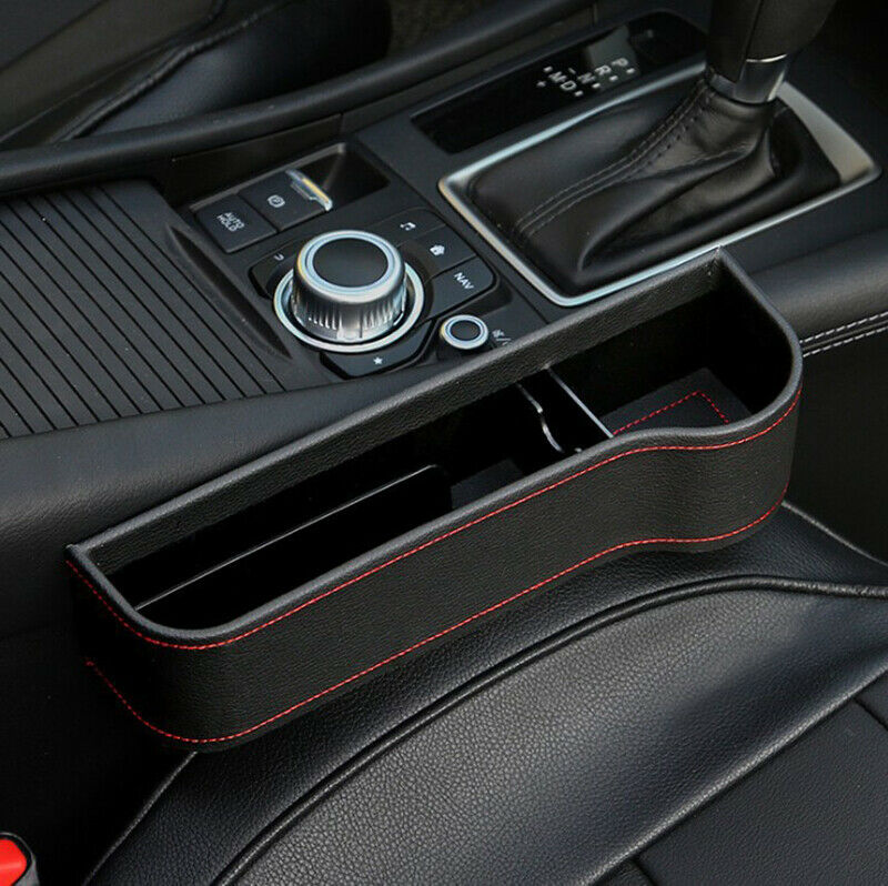 New Car Pocket Organizer Card Phone Holder Passenger side PU Seat Storage Box