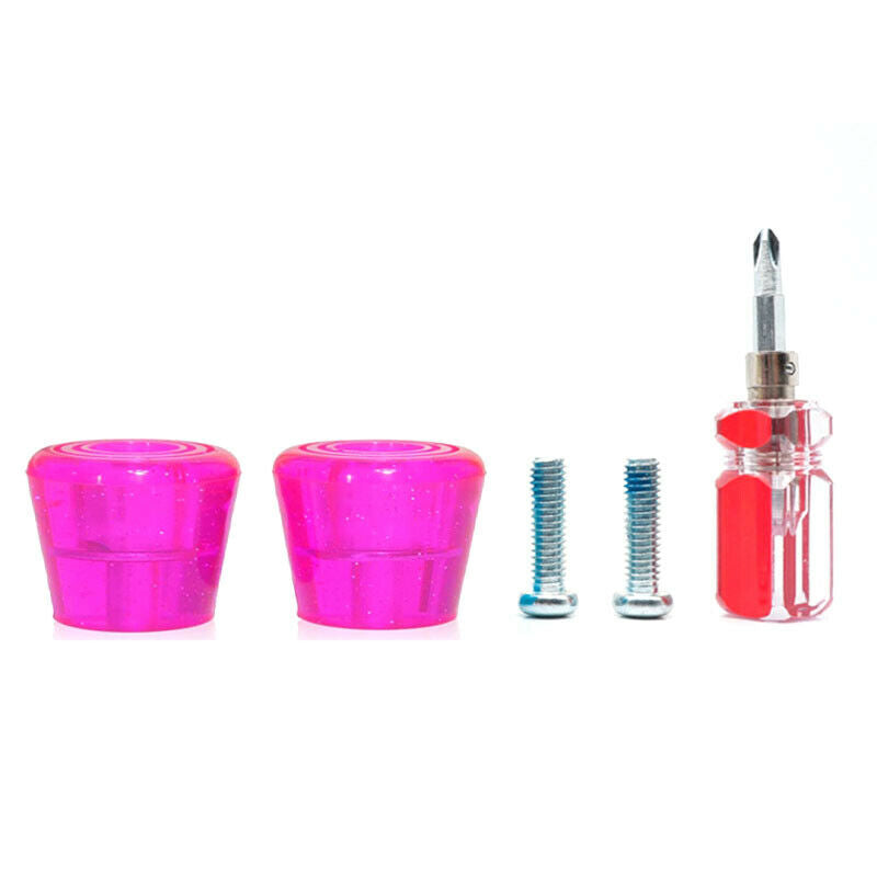 Double Row Skate Brake Toe Roller Skate Toe Stops Plugs Rubber Brake Block DN7G1