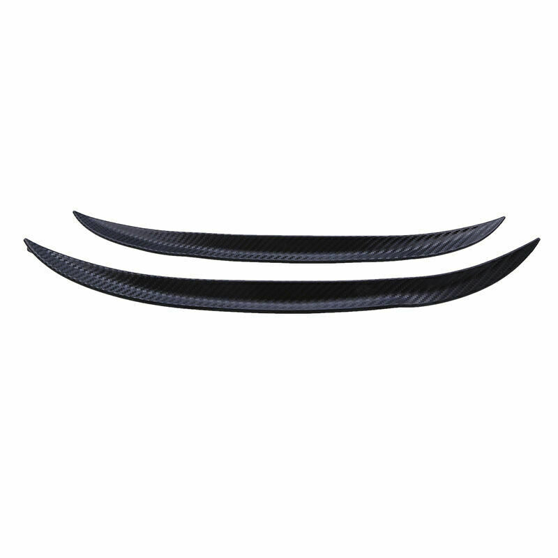 Carbon Fiber Style Car Auto Wheel Eyebrow Arch Flares Protector Trim Lips Fender