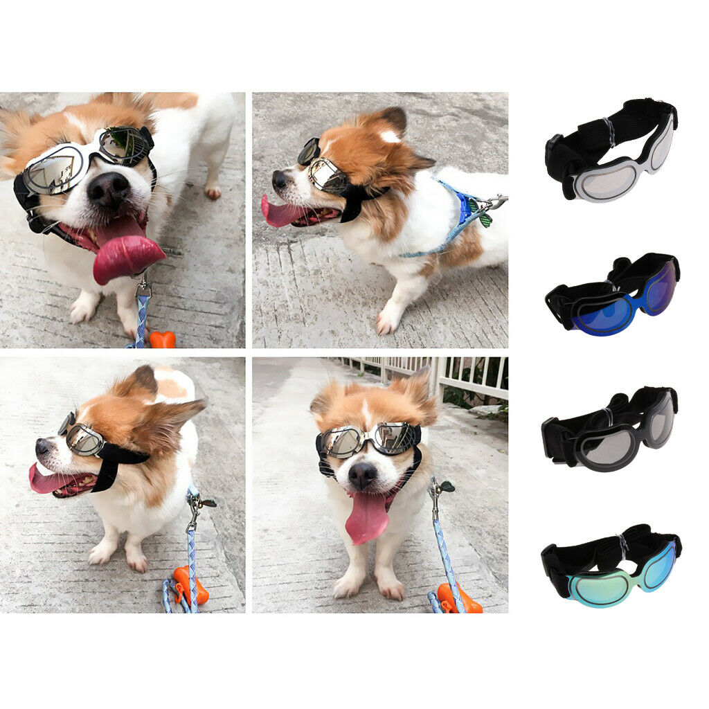 Adjustable Anti-Wind Goggles Pet Dog Eye Protection UV Sunglasses Colorful
