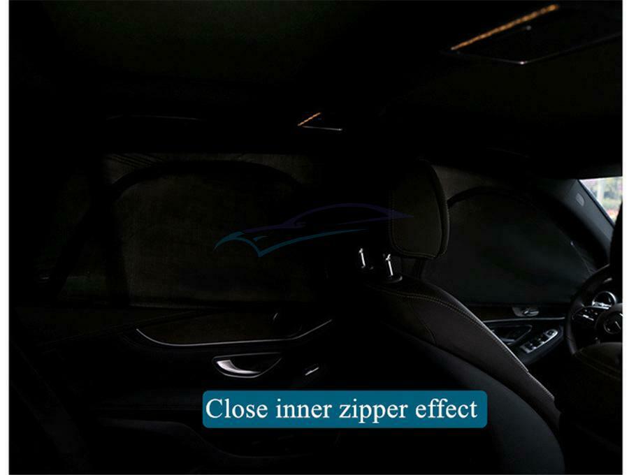 1 Pair Car Rear Sun Shade Anti-UV Windshield Visor Cover Universal Fit For Sedan