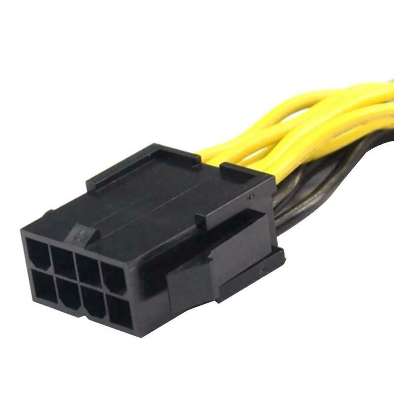 20cm 8 Pin to 8 Pin Adapter 8 Pin to Dual PCIe 8 Pin Graphics Card Power Cables