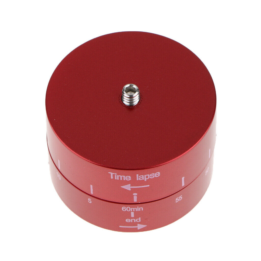 Panorama 360/60 Minute Time Lapse Tripod Head For Smartphone Red