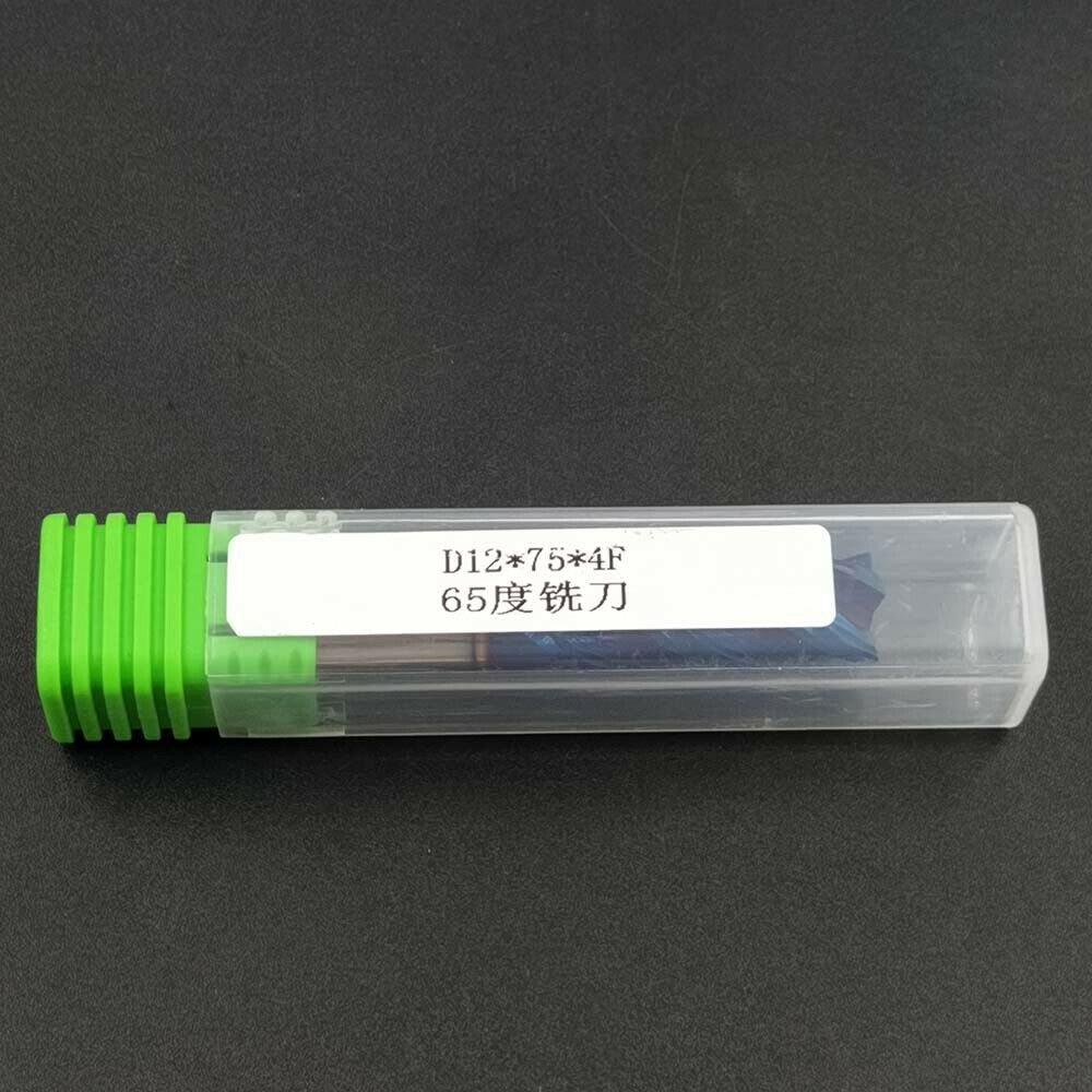HRC65° φ12×75×4F 12mm Tungsten Carbide End Mill 4-Flute D12*75*4F Milling Cutter