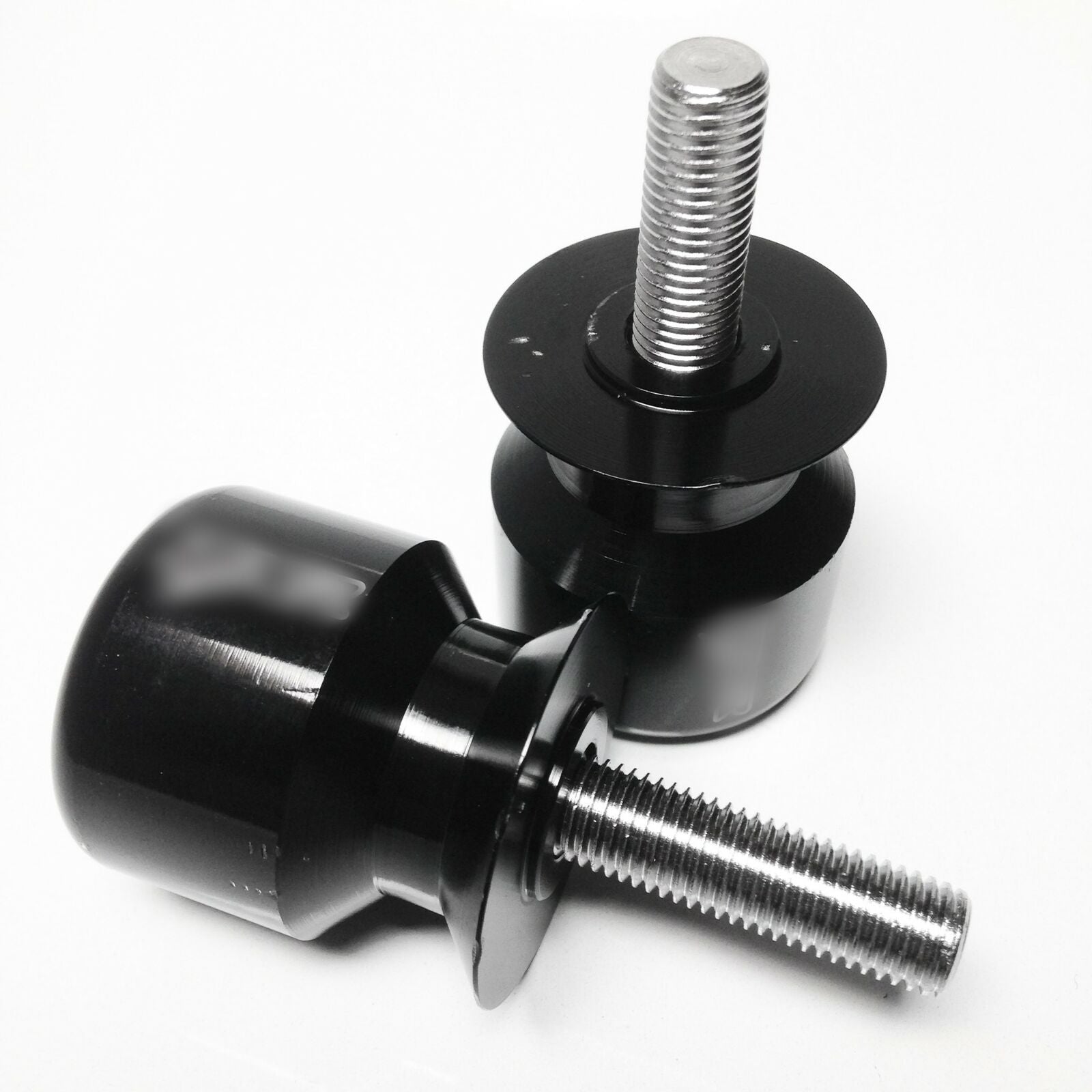 Black 10mm Swingarm Spools for Kawasaki Ninja 250R 650R ZX 6R 9R 10R 12R 14R ZZR