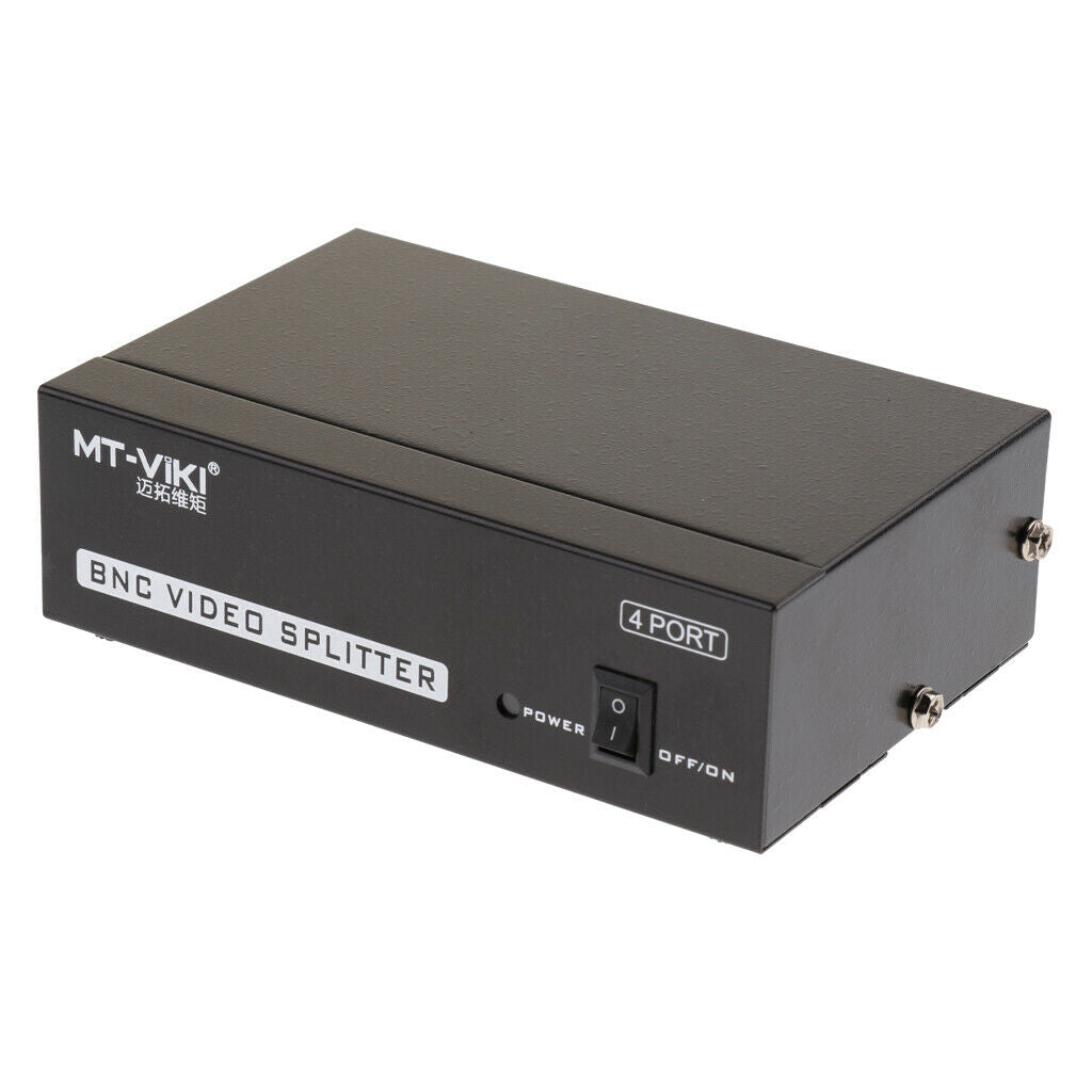 4Port BNC Composite Video Splitter Distribution Adapter For  DVR