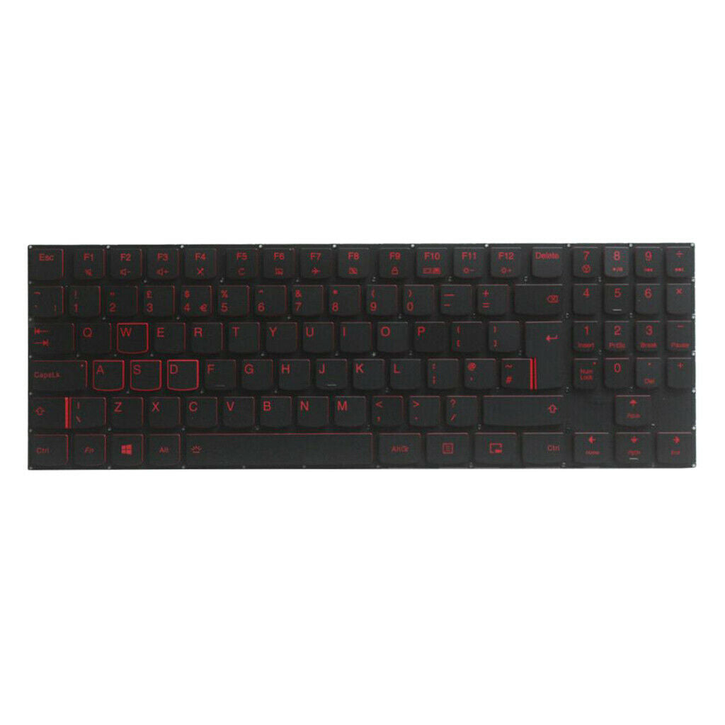Laptop UK Layout Keyboard for Lenovo Y520 Y520-15IKB R720 R720-15IKB Black
