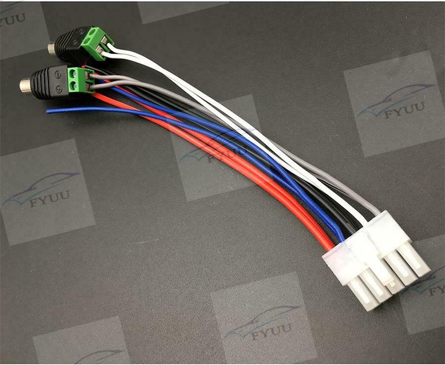 1pc Power Input Speaker Wire Harness 10 Pin Plug RCA For Dual TBX10A Amplifier