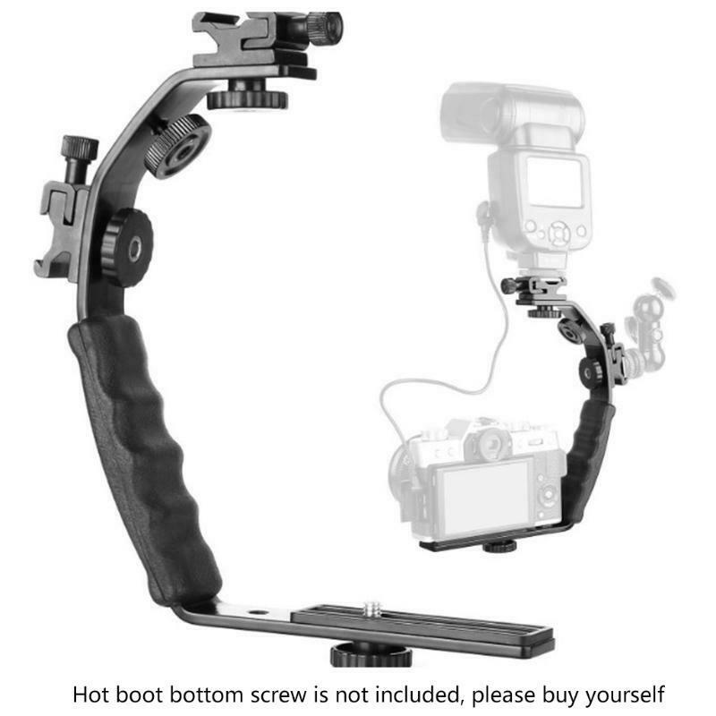 Multifuction Aluminum Alloy Flash Light Holder for Camera Accessories