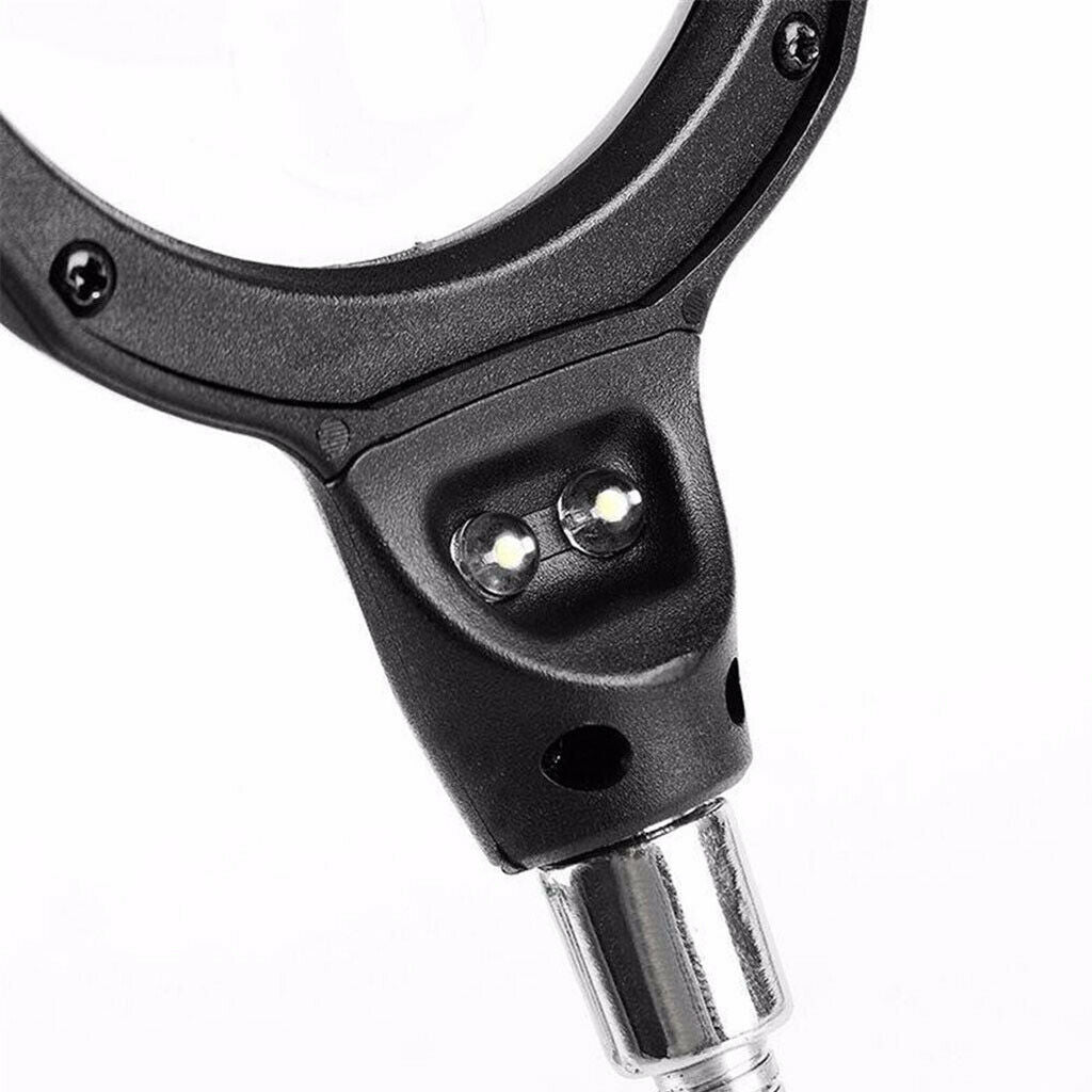 LED Magnifying Glass Stand Hand Free Repair Soldering Station with Clip