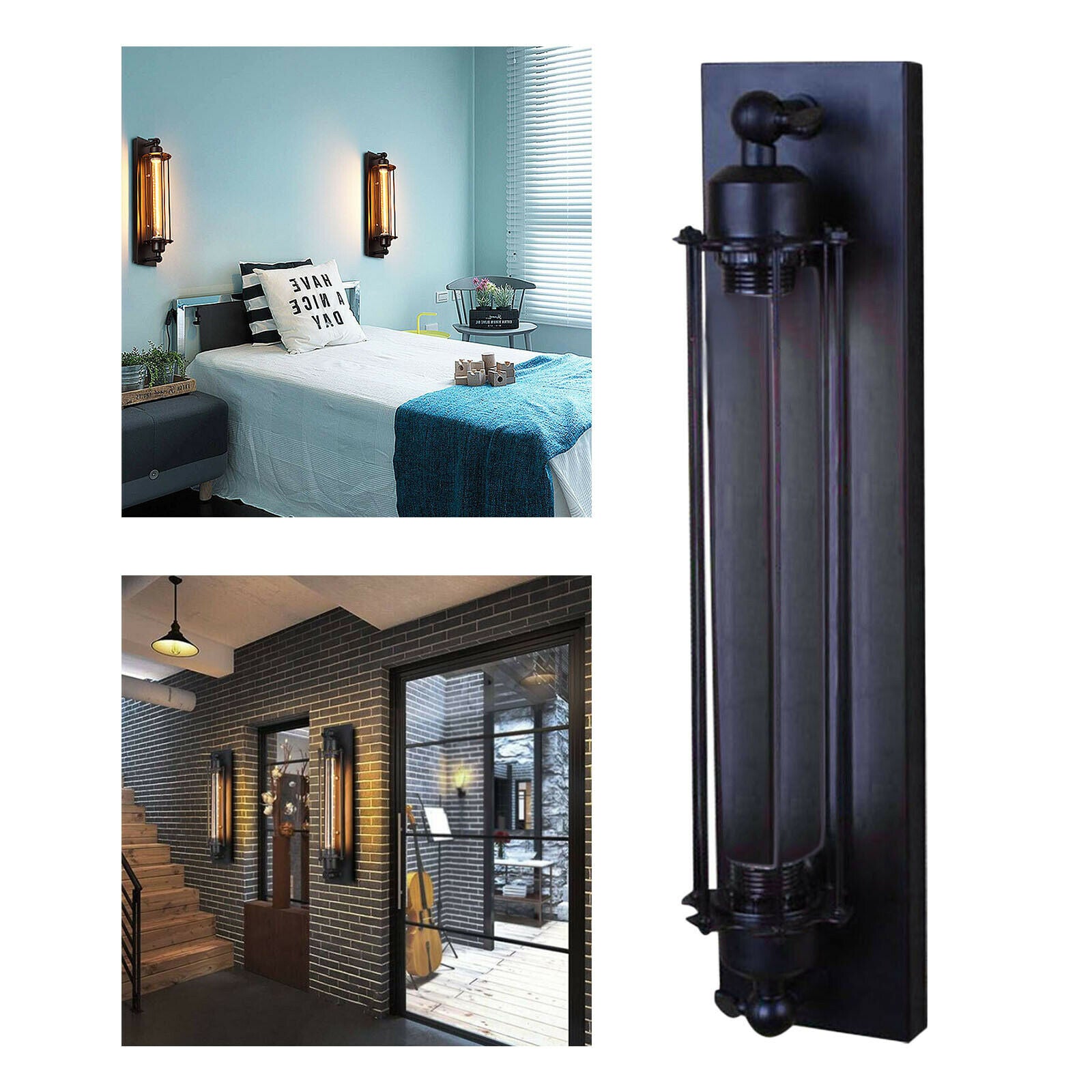 Retro Wall Sconce Lights Home Bedroom Stair Hallway Corridor Lamp Decoration