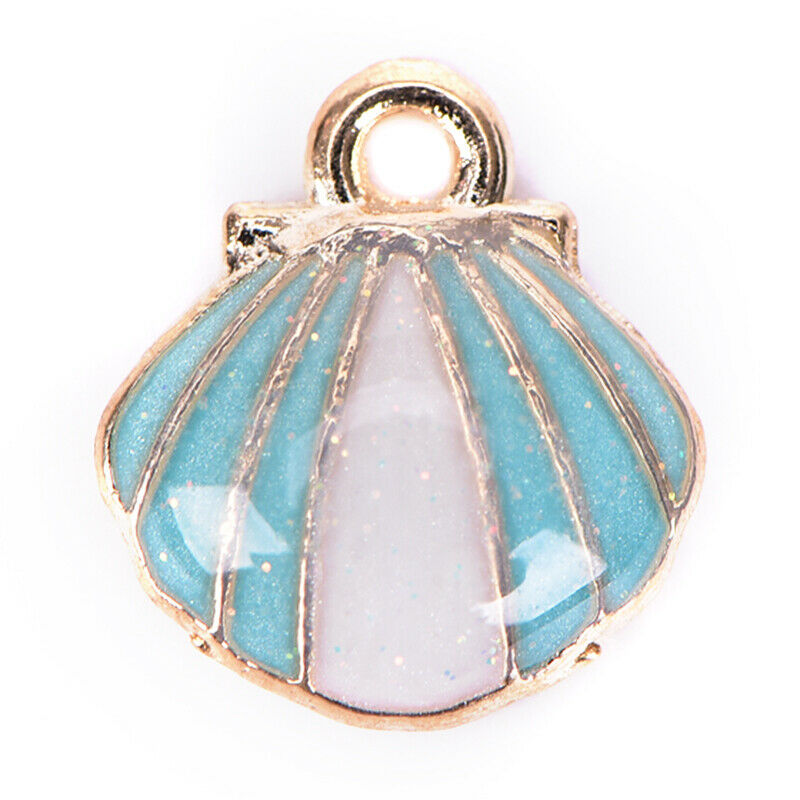10pcs/lot Enamel Sea Starfish Shell Charms Pendant DIY Jewelry Making Findi SJ