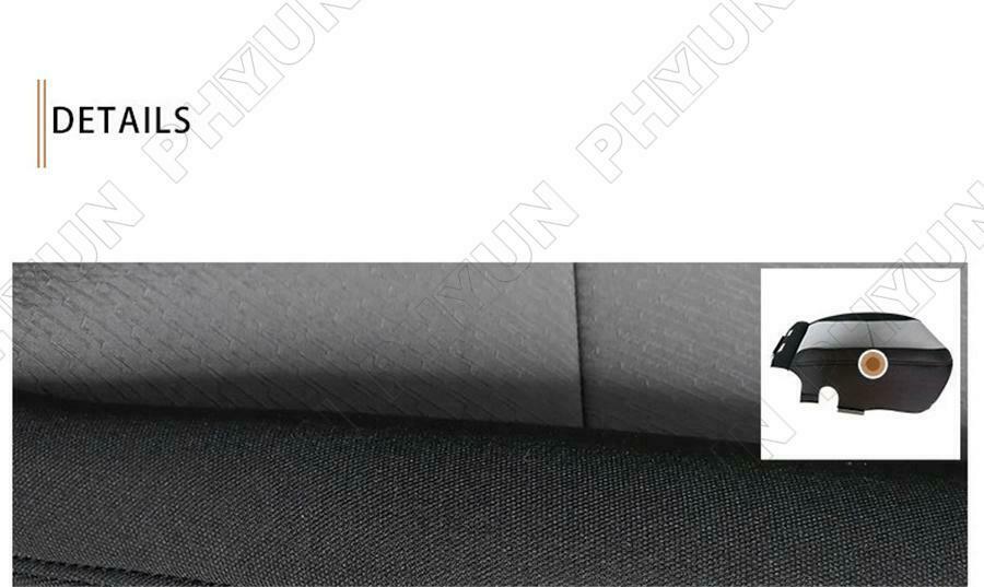 Grey Cloth Driver Bottom Seat Cover For Chevy Silverado 1500 2500HD 3500HD 07-14