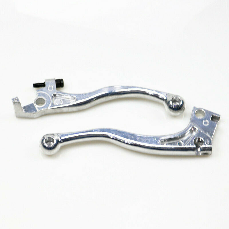 Chrome Brake Clutch Lever For Motorcycle Kawasaki KLX 250 250C KLX650 KDX 220