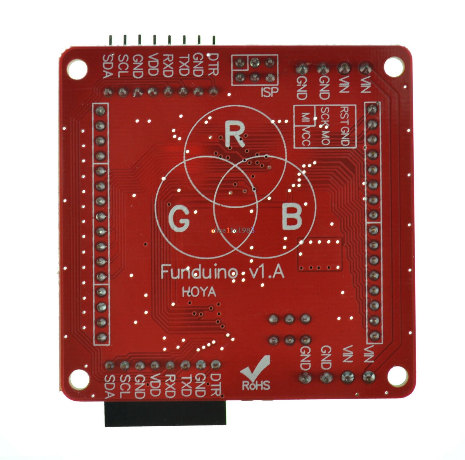 Full color Rainbow Colorduino V2.0 Matrix RGB LED Driver shield For Arduino