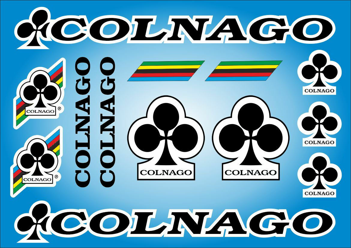 Colnago Bicycle Bike Frame Decals Stickers Adhesive Graphic Set Vinyl #1