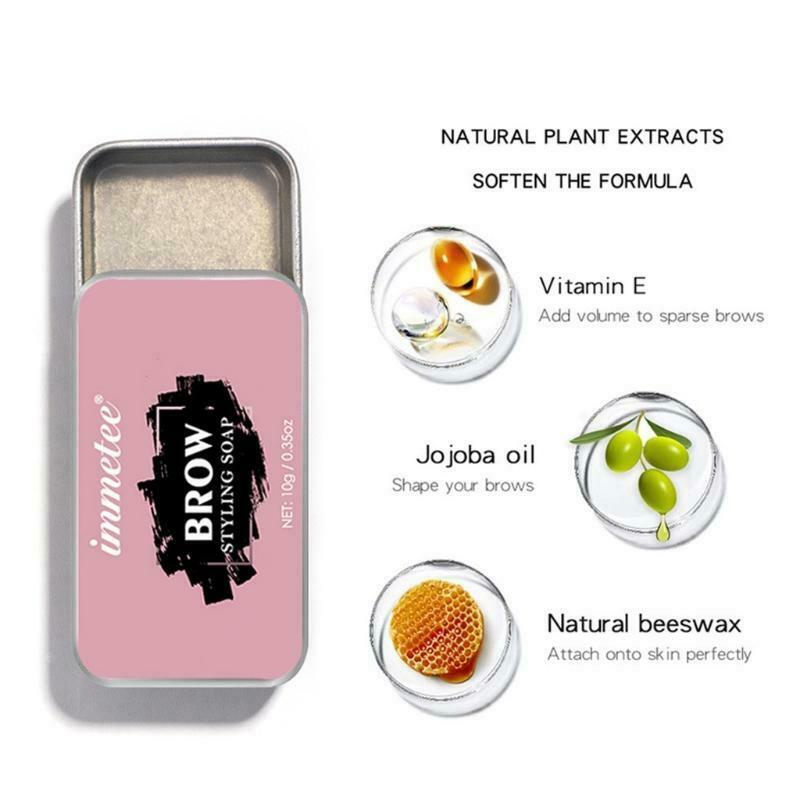 Brows Soap Kit,Eyebrows Styling Wax,Brows Shaping Soap,Excellent Stereotypes