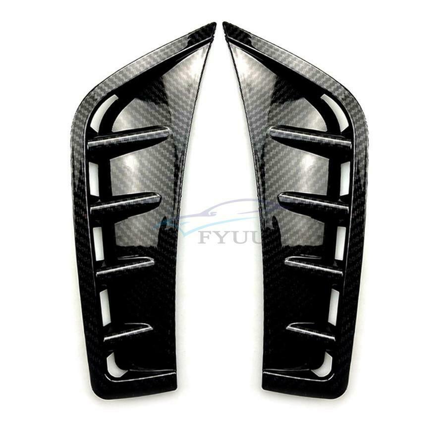 2PCS Plastic Front Bumper Side Vent Spoiler For Mercedes-Benz GLC X253 Class
