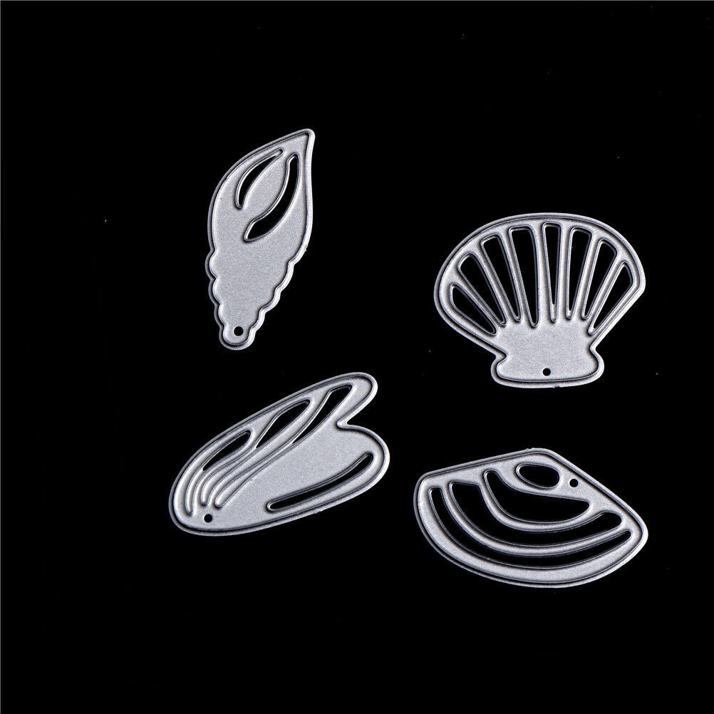 4X Metal Cutting Dies Sea Star Conch Seashell Scrapbooking Dies Craft Car.l8