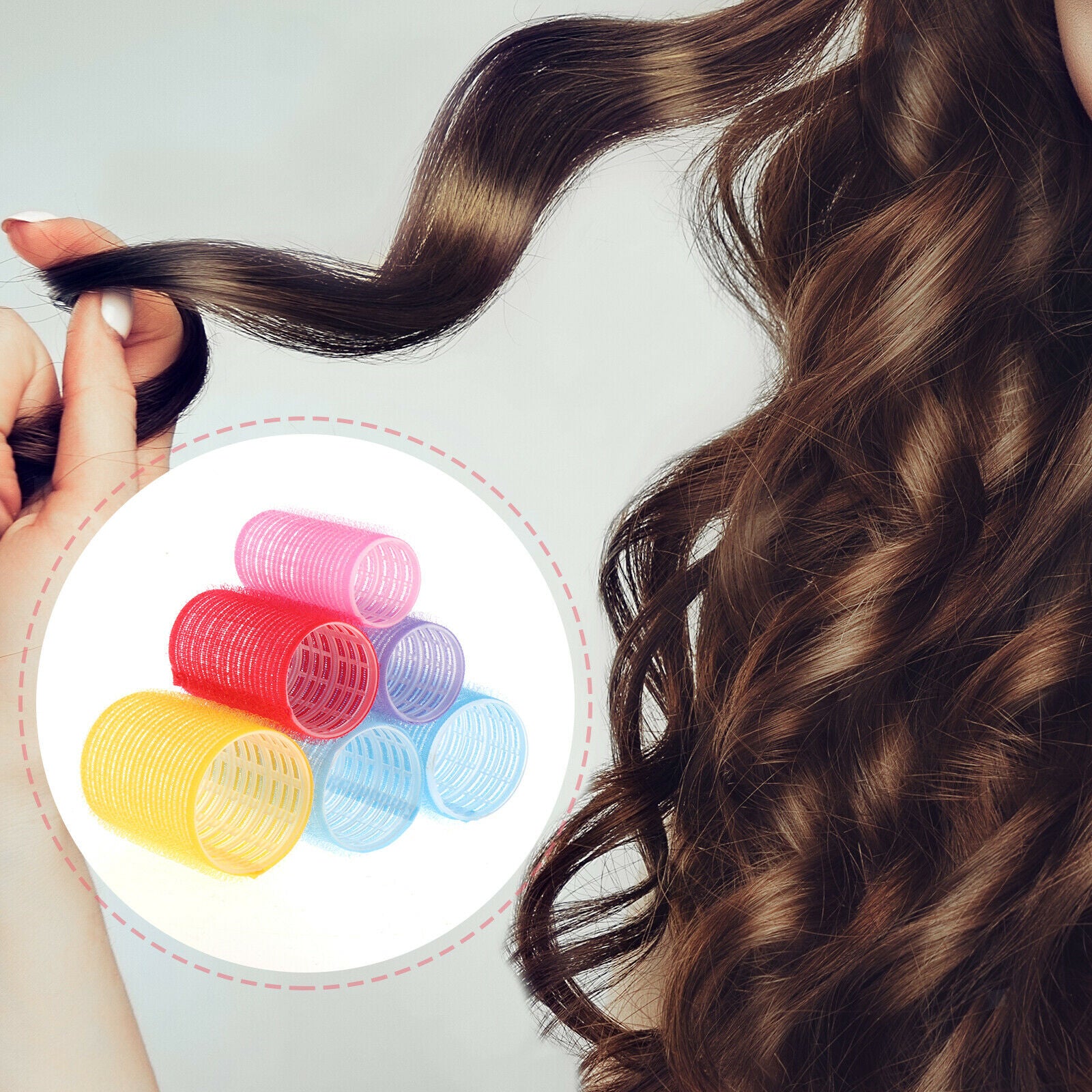 Hair Roller Curling Curls DIY Hair Accessories Hairdressing Curlers 48mm