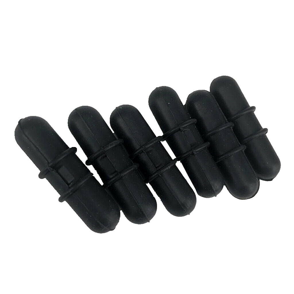 Bowstring Silencer Stabilizer Rubber Shock Absorber Vibration Damper Black