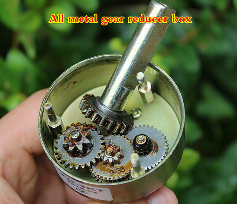 DC 24V regulator adjusts the gear motor full metal box ball bearing carbon brush