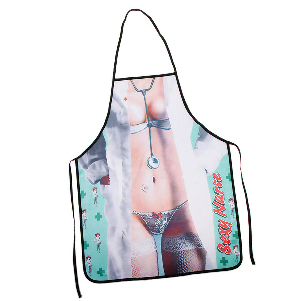 Novelty Funny Cooking BBQ Kitchen Apron Sexy Doctor Apron Men Women Gifts
