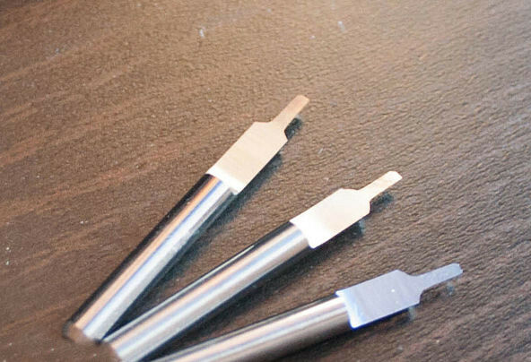10pcs 1*3mm carbide half straight CNC router cutting bit Φ3.175mm [M1]
