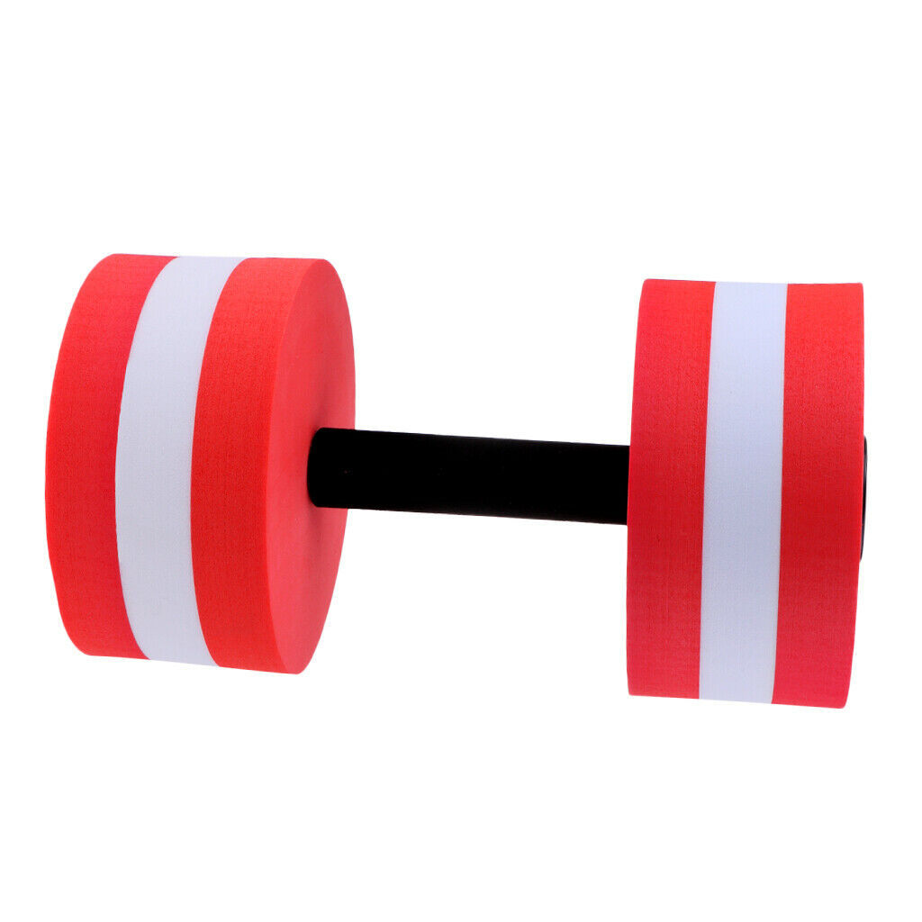 2 Pieces Foam Premium Water Aerobics Dumbbell Fitness Barbell Girls Exercise