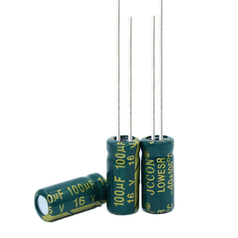 20pcs 16v100uf Aluminum electrolytic capacitor Power adapter inverter 5x11mm