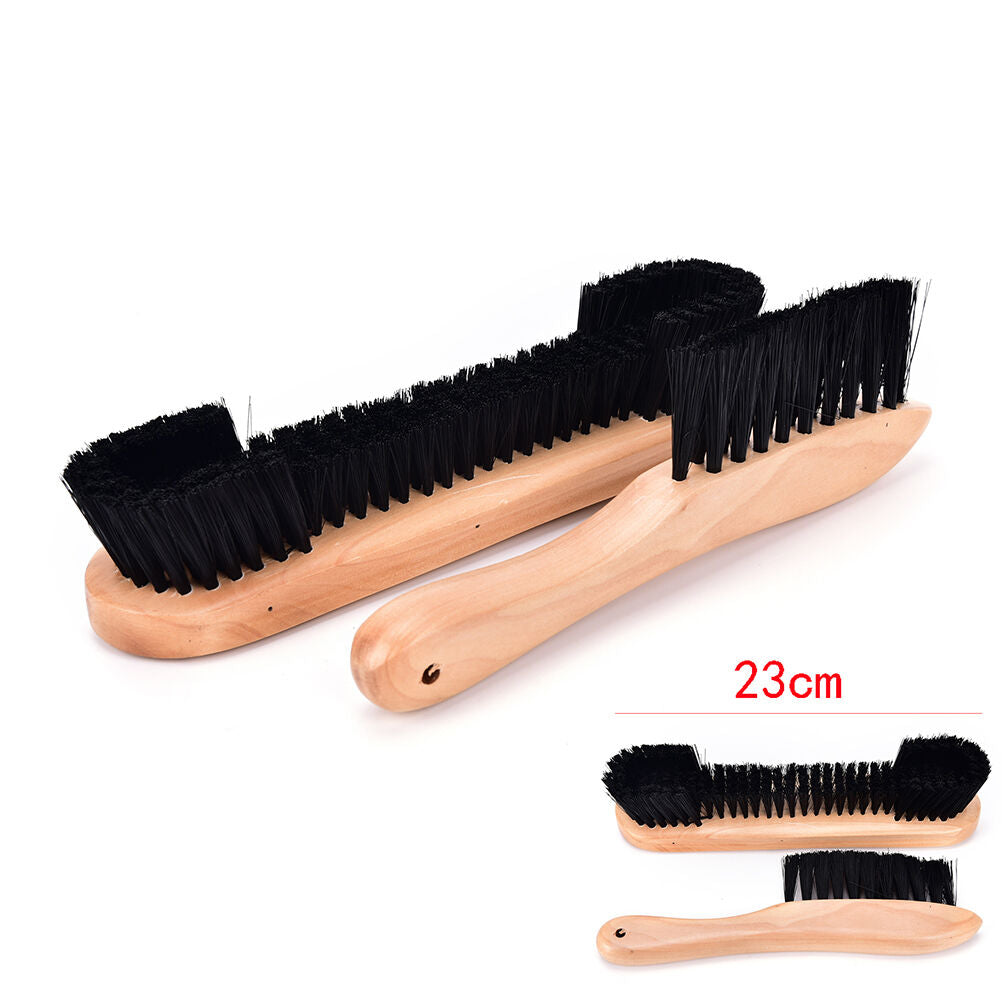 New Pair Rail & Felt Brush Cleaner Billiard Snooker Pool Table Wooden Tool  GqDD