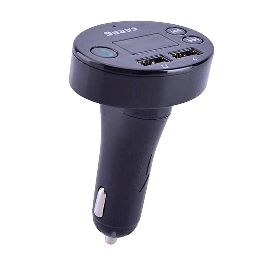 New Car FM Transmitter Bluetooth Hands-Free Car Transmitter Kit Black