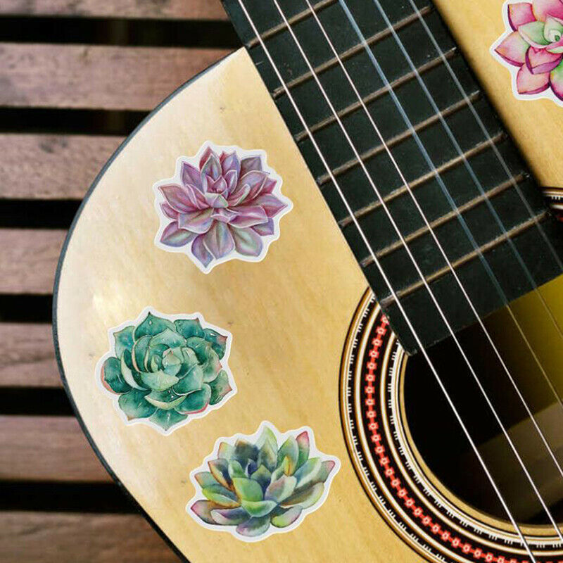 50Pc Cartoon Succulent Cactus Plant Stickers Luggage Guitar Graffiti Stic.l8