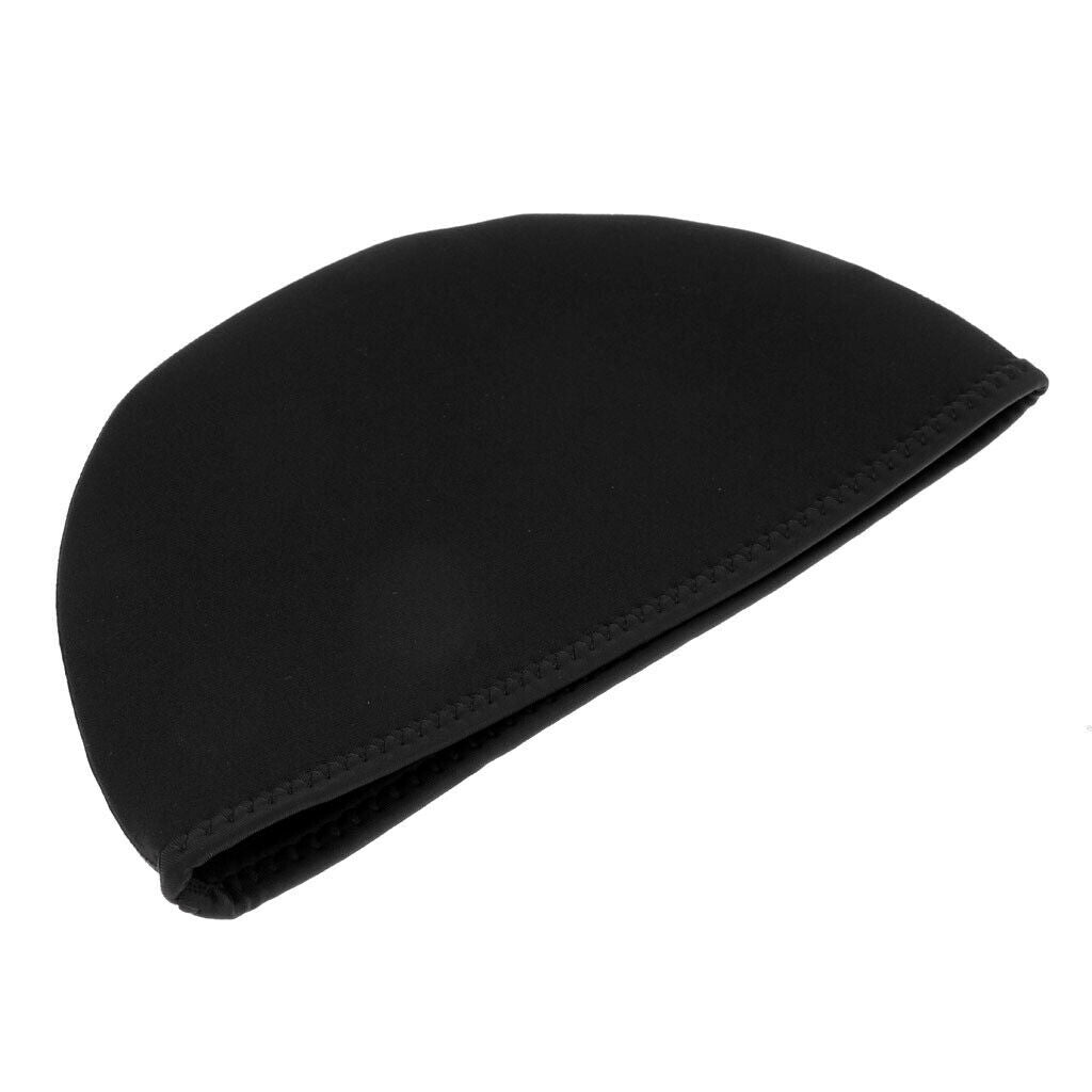 2mm Neoprene Beanie Hat Super Stretchy Warm Waterproof L 57 to 61cm Black