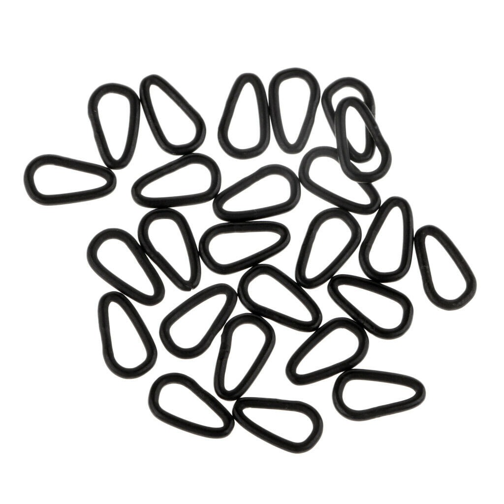 Prettyia   25pcs   Carp   Fishing   Rig   Rings   Links   Loops   Quick   Change