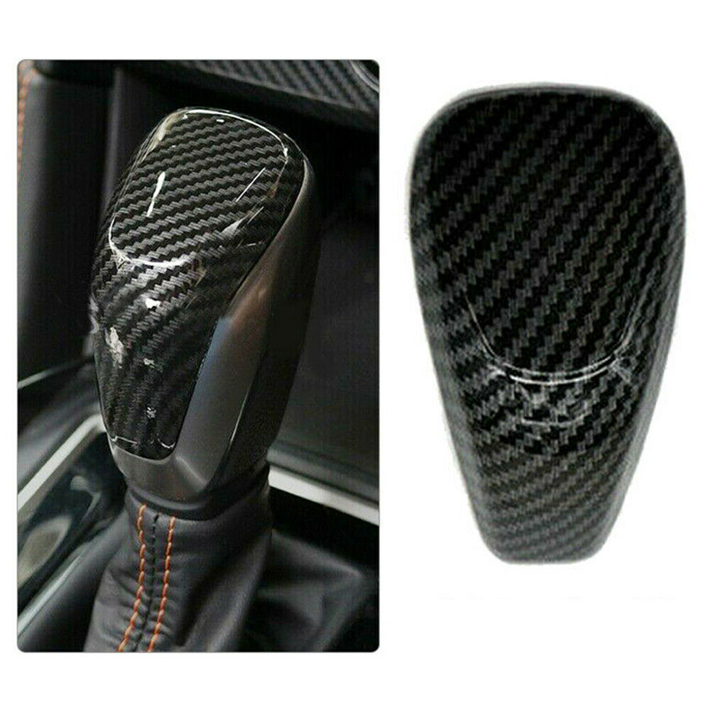 Carbon Fiber Style Gear Shift Lever Knob Cover For Subaru Crosstrek XV Impreza