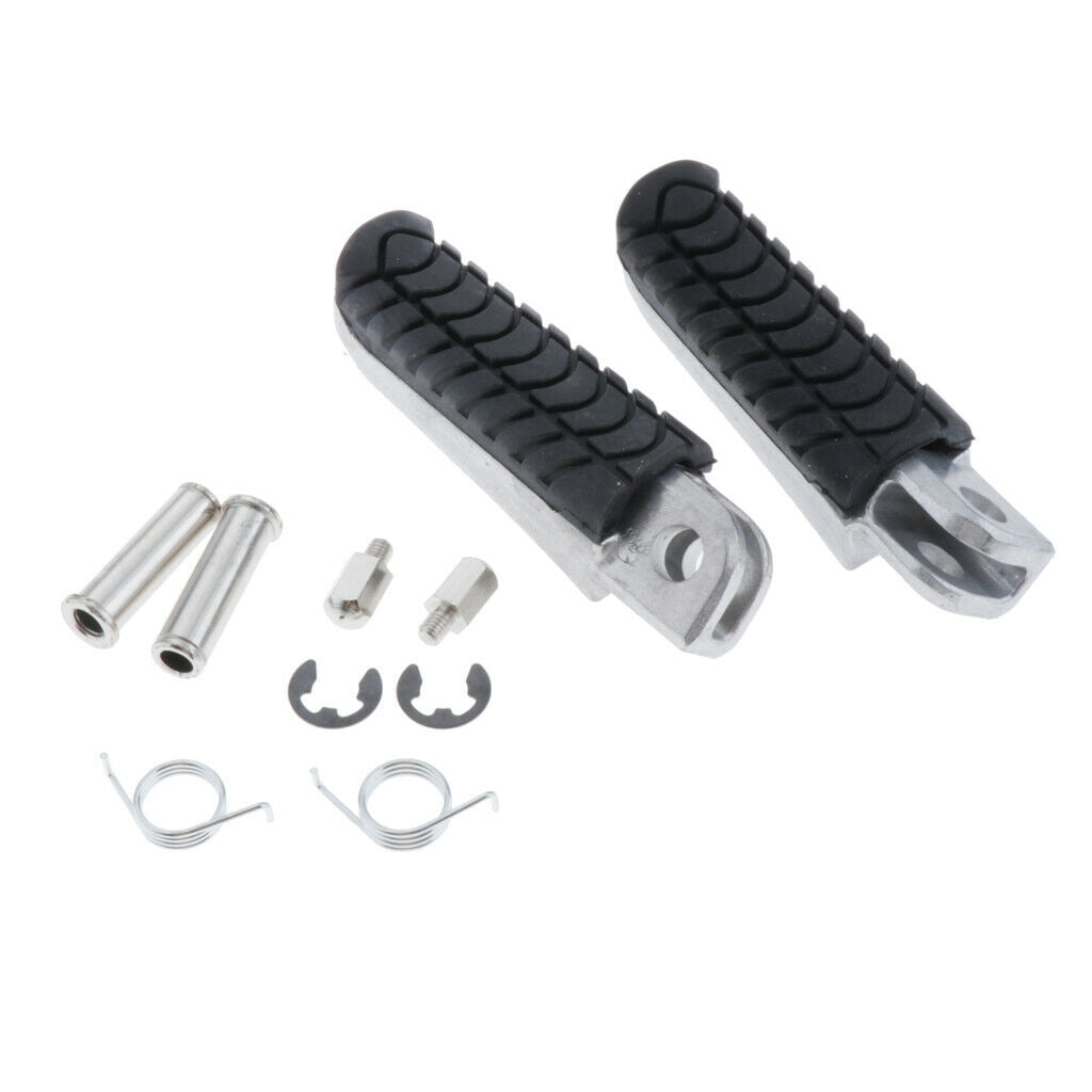 Pair Motorcycle Footrests Foot pegs Replacement For ZZR1400 ZX-14 2006-2012