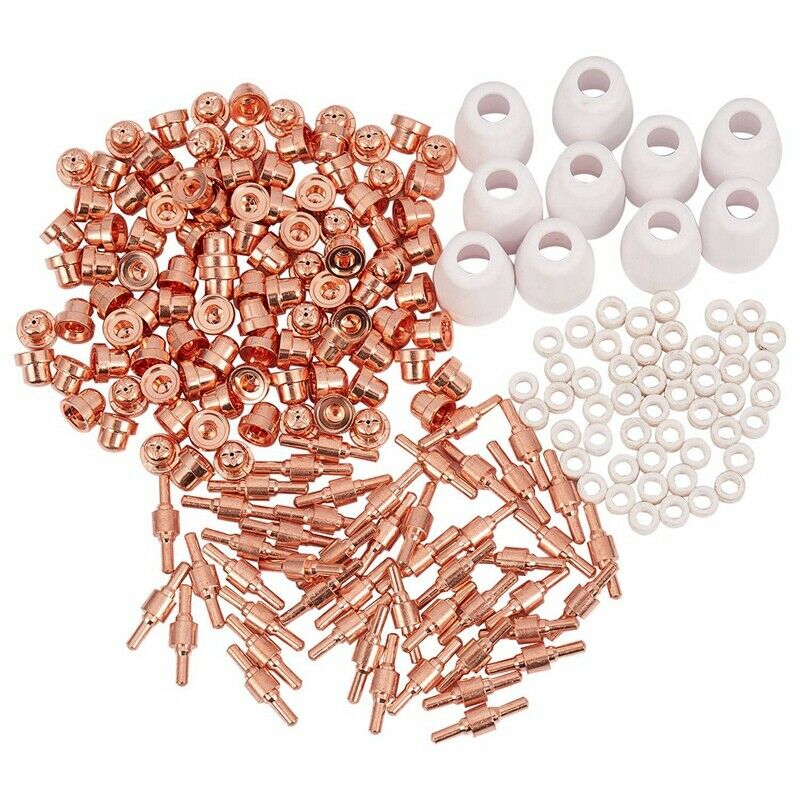 210X Air Plasma Cutter Consumables Electrode Tip Kit For Torch Pt-31 Lg-40 CutW8