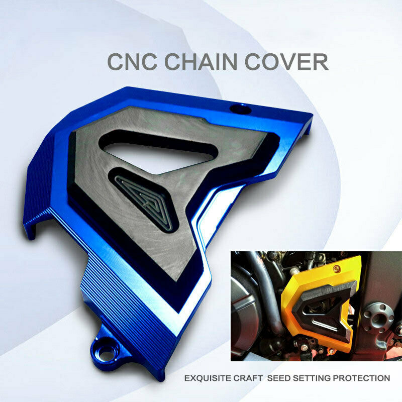 Front Sprocket Engine Chain Protector for Kawasaki Ninja 250 Z250  Blue