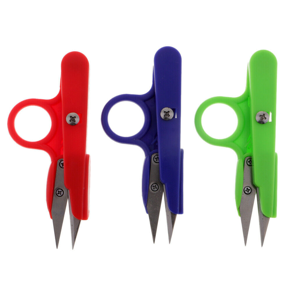 3Pcs Sewing Snips W/ Ring Thread Clipper Cutter for Tailors Dressmaking Tool