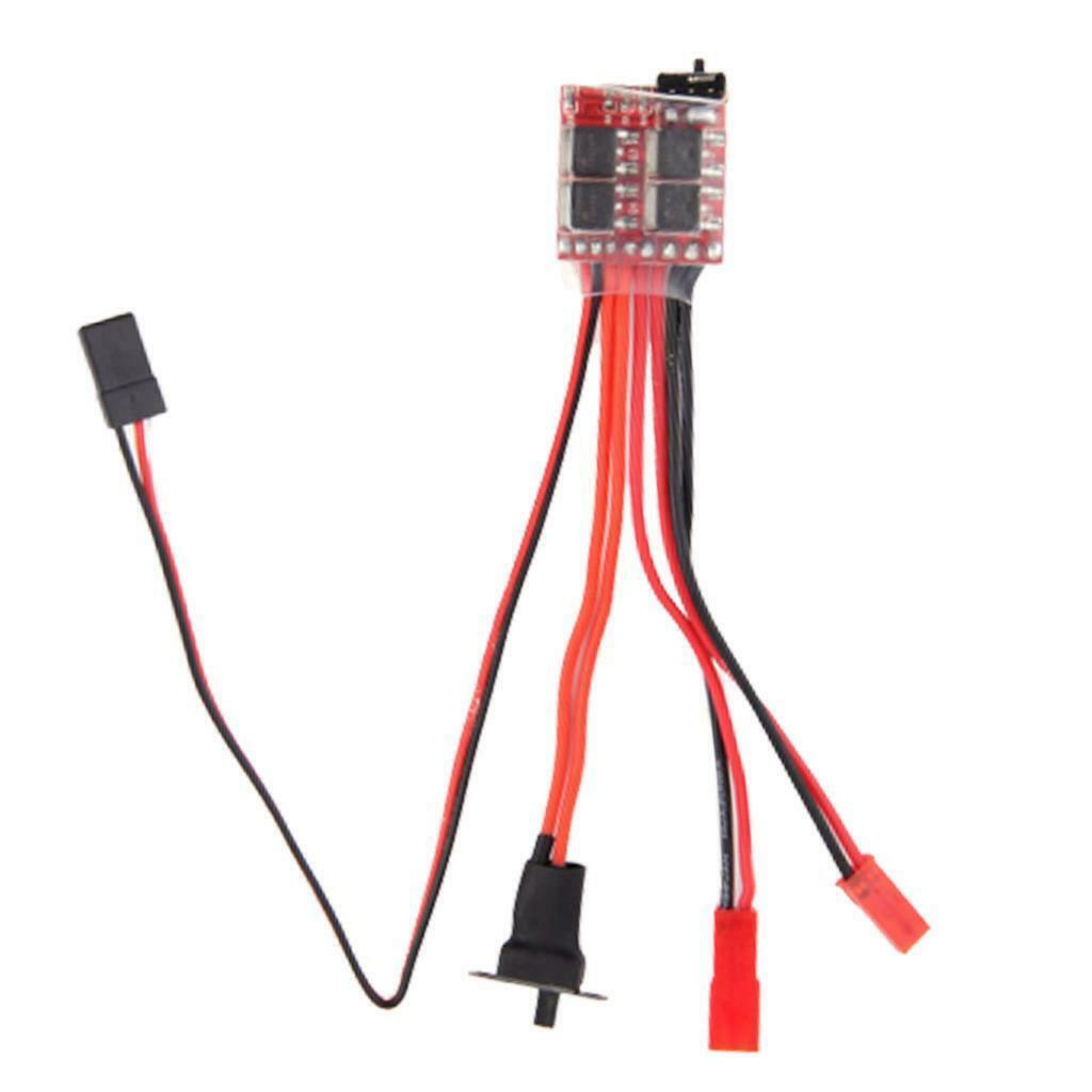 8 Piece 20A Brush ESC for RC Truck Car Boat Models 3-9.4V without Brake