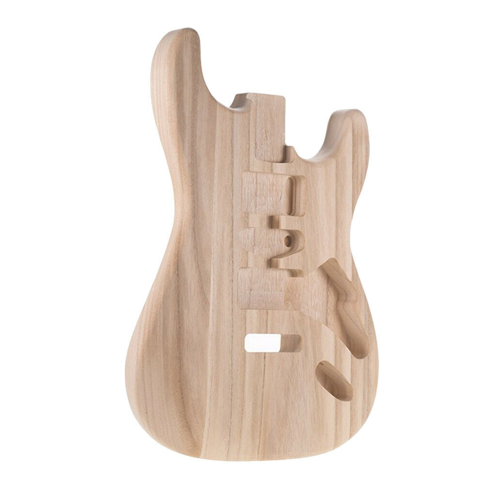 Wooden Electric Guitar Body Replacement Part 40x32x4.2cm
