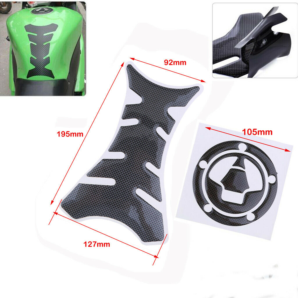 Motorcycle Gas Tank Pad Protector Stickers for Kawasaki  650R ER-6N