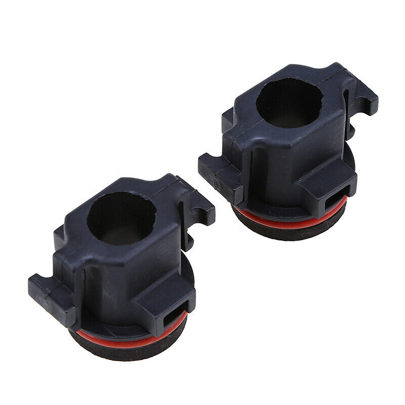 2x Black HID H7 LED Headlight Bulb Holder Adapter Retainer ABS For BMW  5 Series
