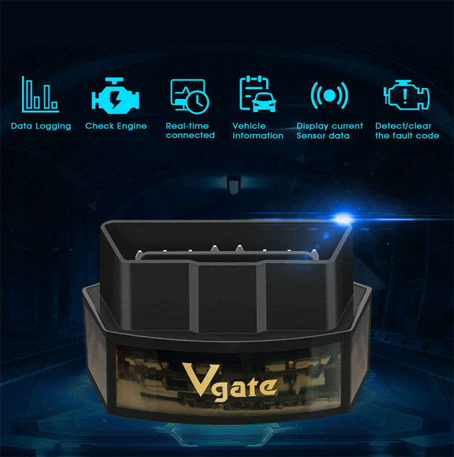 Vgate iCar Pro Bluetooth 4.0 OBDII Adapter Fault Code Clear Diagnostic Scanner