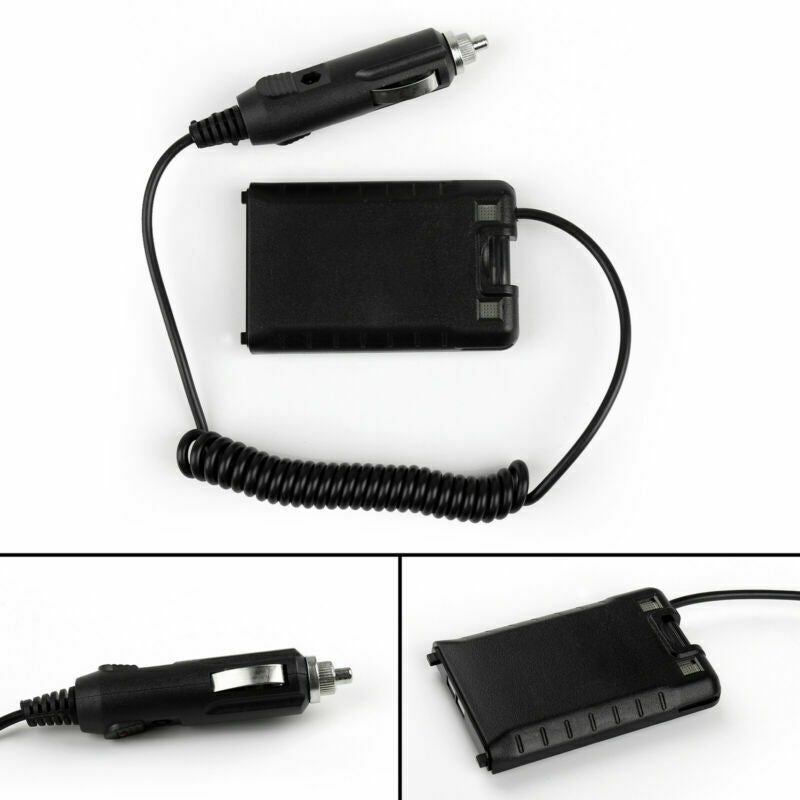 5x Car Charger Battery Eliminator Adapter For Quansheng TG-UV2 AT-UVB 2-Way BS5
