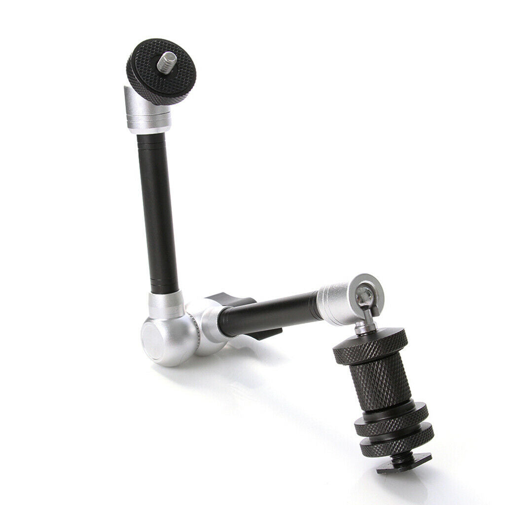 Adjustable 11in Articulating Magic Arm 1/4" Screw for LCD Monitor Removable